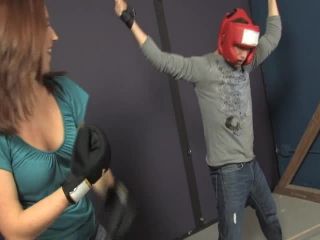  Shauna has her loser tied up and unable to get away or dodge her punches  -4
