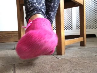 Toes – Sweetsoles – Stinky Fluffy Sock Removal and Dangle - self foot worship - femdom porn princess cindi femdom-2