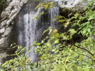 Excursion In The Forest Ended With A Girl Fucking On A Waterfall.-0