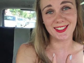 Ivy RosesSmall Dick Humiliation Sign In Car-8