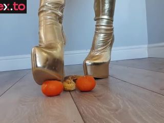 [GetFreeDays.com] Missevielock Goddess Evie In Scene These Gold Boots Could Do Some Much Damage To Your Pathetic Cock Sex Film January 2023-3
