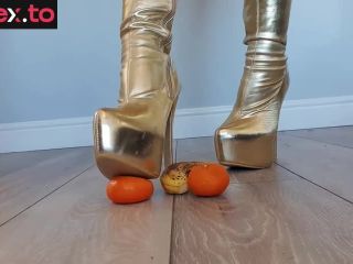 [GetFreeDays.com] Missevielock Goddess Evie In Scene These Gold Boots Could Do Some Much Damage To Your Pathetic Cock Sex Film January 2023-4