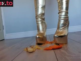 [GetFreeDays.com] Missevielock Goddess Evie In Scene These Gold Boots Could Do Some Much Damage To Your Pathetic Cock Sex Film January 2023-9