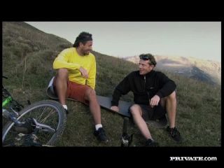 Sunny Jay Meets Two Mountain Bikers and Has a MMF Threeway with a DP GroupSex!-0