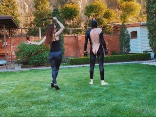 Goddess Naama - Outdoor Obedience Training 1080P - Female domination-9