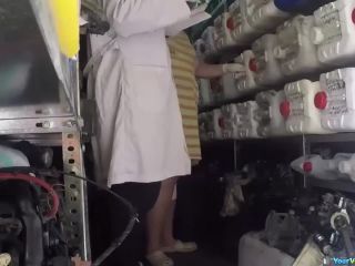 Coworkers fucking in warehouse-0