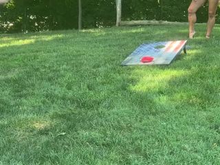 ErikaSwingz - Strip CornHole When Strangers Show U - Public nudity-3