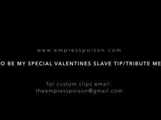 online xxx clip 9 Empress Poison - Ruin Your Valentines JOI, CEI &Amp; Edging - pov - femdom porn girl wedgie fetish-9