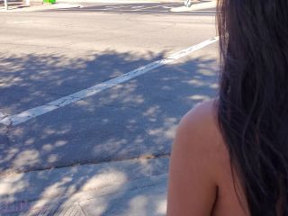 clip 13 Lola DeLaRosa in Crochet Bikini Public Walk Masturbation - pregnant - masturbation porn lesbian neck fetish-3
