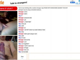 horny amateur girl fingering pussy in omegle videochat-6