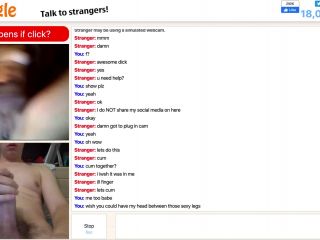 horny amateur girl fingering pussy in omegle videochat-9