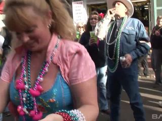 Grannies And Milfs Show Off Their Tatas At Mardi Gras milf -0