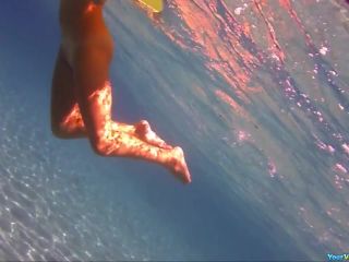 Underwater nudist swimming-2