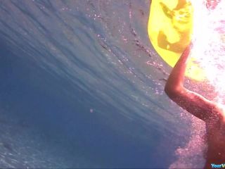 Underwater nudist swimming-7