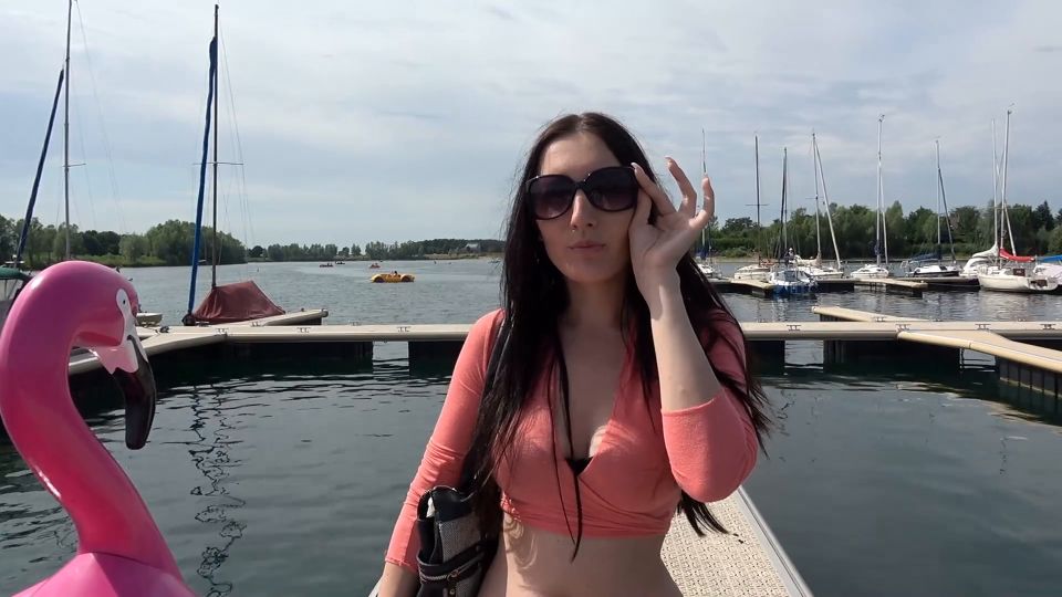 ALINA Gets Fucked On A Pedal Boat And Gets CUMSHOT In Her Mouth