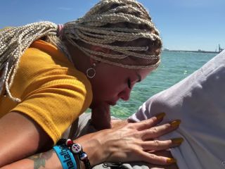 Public Sloppy Blowjob On The High Seas, Oral CreampieFreya Stein 1080p-9