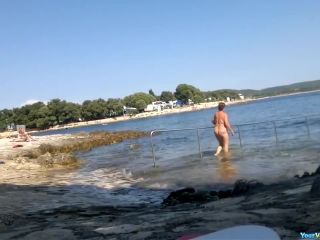 Nudist women in beach-8