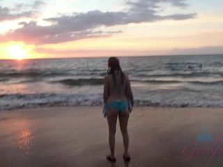 online video 40 After the beach Dolly treats you to a BJ HJ FJ, a foot fetish on cumshot -5