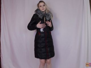 A Teen Girl Is Just Dancing In A Down Jacket  No Porn Video For Down Jacket Lovers 1080p-8