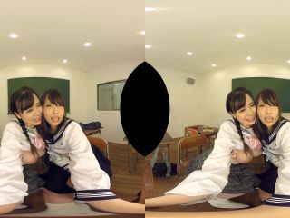 [VR] Aimi Yoshikawa & Kurumi Tamaki – Lesbian Showtime (Schoolgirls Edition)-4