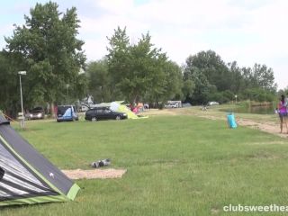 Eveline getting fucked on camping site Public-0