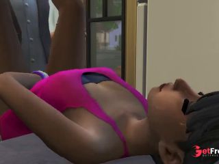 [GetFreeDays.com] Husband cheats on wife with hot ebony neighbor - Who Knew My Neighbor Was A Baddie - Sims 4 Sex Film December 2022-3