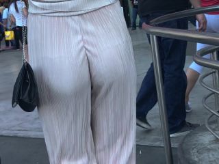 CandidCreeps 764 Vtl Public Candid Thin Pants Walking Booty-9