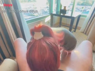 [GetFreeDays.com] POV Bumble match gave me the best vacation blowjob ever red hair pawg deep throat because Adult Clip July 2023-1
