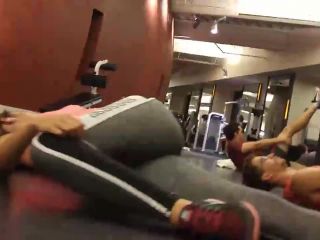 Hot fitness girls secretly filmed in gym-9