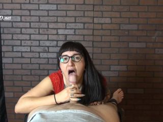 Camille Lickles You Silly – Tickled and Abused Males – Camille Black – HandJob foot -4