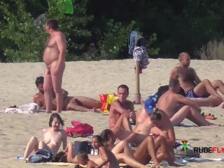 Nudist beach- happy girls  4-7