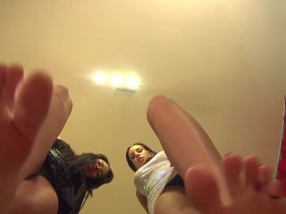 online xxx video 43 Rea, Tricia - Goddess Rea Longest Legs-REA And TRICIA-Party Mood-Giantess (GO PRO Camera) on femdom porn men feet fetish-9