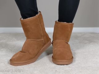 xxx video 21 asiansolequeen - UGG boots and bare feet humiliation JOI - FullHD 1080p, japanese lesbian fetish on fetish porn -1