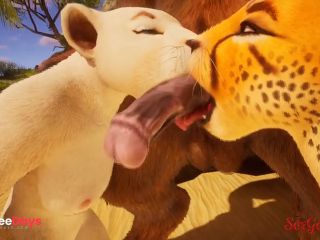 [GetFreeDays.com] Lesbian turns into a furry threesome in a hot Wild Life threesome Porn Leak May 2023-7