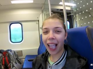 hardcore girl porn hardcore porn | MihaNika69 - Real Public Blowjob in the Train ¦ POV Oral Creampie by MihaNika69  | russian girls-5