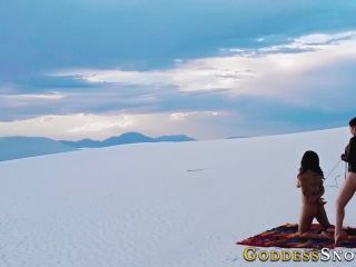 free porn clip 20 Goddess Alexandra Snow - Bondage In The Sand on lesbian girls combat fetish-3