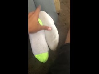 Sockjob through pants!-8