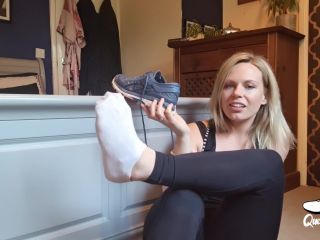 femdom strapon Queengf90 – A Sweaty Foot Slave Tease, download film now on fetish porn-4
