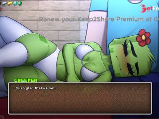 [GetFreeDays.com] Girl Plays HornyCraft - Creeper Girl Fucked Me I Love Her  - Creeper Route 2 Porn Video May 2023-8