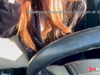 [GetFreeDays.com] Car Ride Driving around with Italian Big Tits Long Hair Milf Artemisia Love flashing her big boobs Porn Film April 2023-6