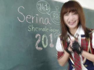 Online shemale video Serina Naughty In School-0