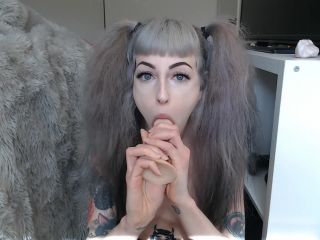 Elle Kat Dildo Sucking And Gagging - Webcam Girl Solo, Premium Webcam-5