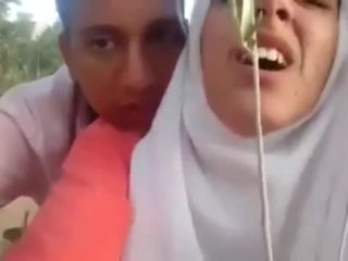 Desi beautiful southeli behan latifa fuck bhai hakib outdoor doogy hijab-8