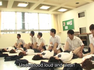 JAV Synchronized Schoolgirl Missionary Sex Led By Teacher-3