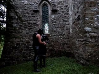 Outdoor Sex in the graveyard latex rubber nun gets face fuck and cock i-[lovely-femdom.com - best femdom porn online]-0