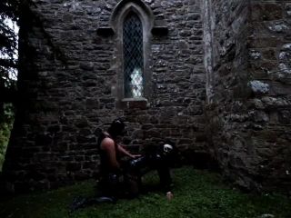 Outdoor Sex in the graveyard latex rubber nun gets face fuck and cock i-[lovely-femdom.com - best femdom porn online]-6