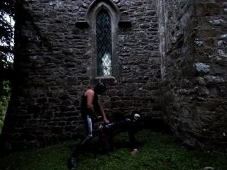 Outdoor Sex in the graveyard latex rubber nun gets face fuck and cock i-[lovely-femdom.com - best femdom porn online]-7