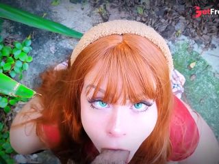 [GetFreeDays.com] Beautiful uninhibited redhead sucks and takes a load in her mouth Sex Film January 2023-3