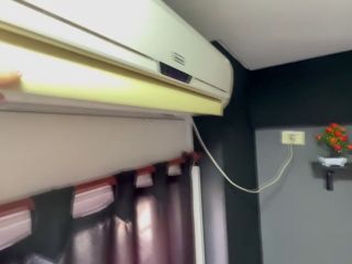 She FUCKS The Man Who INSTALLS Her AIR CONDITIONER Really Hard Because She Has No Money To Pay Him 1080p-0