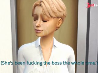 [GetFreeDays.com] Slut Persuades Co-Worker To Fuck In Bosses Office - Sims 4 - Free-Use Office Sex Stream June 2023-1